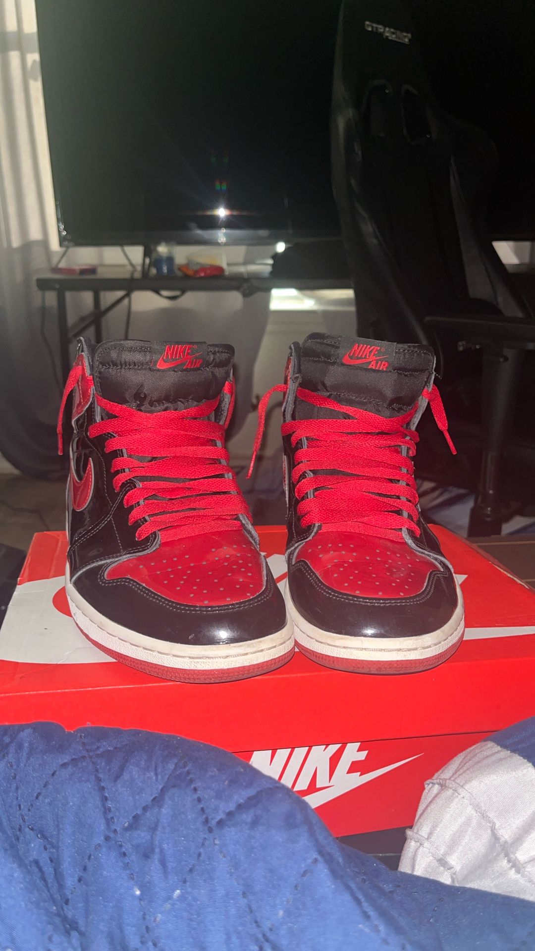 Air Jordan 1s Red N Black