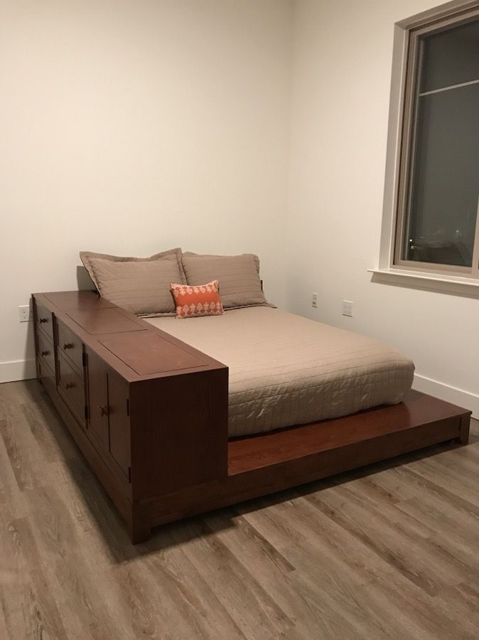 Ultimate Platform Bed + Drawer / Cabinet Set