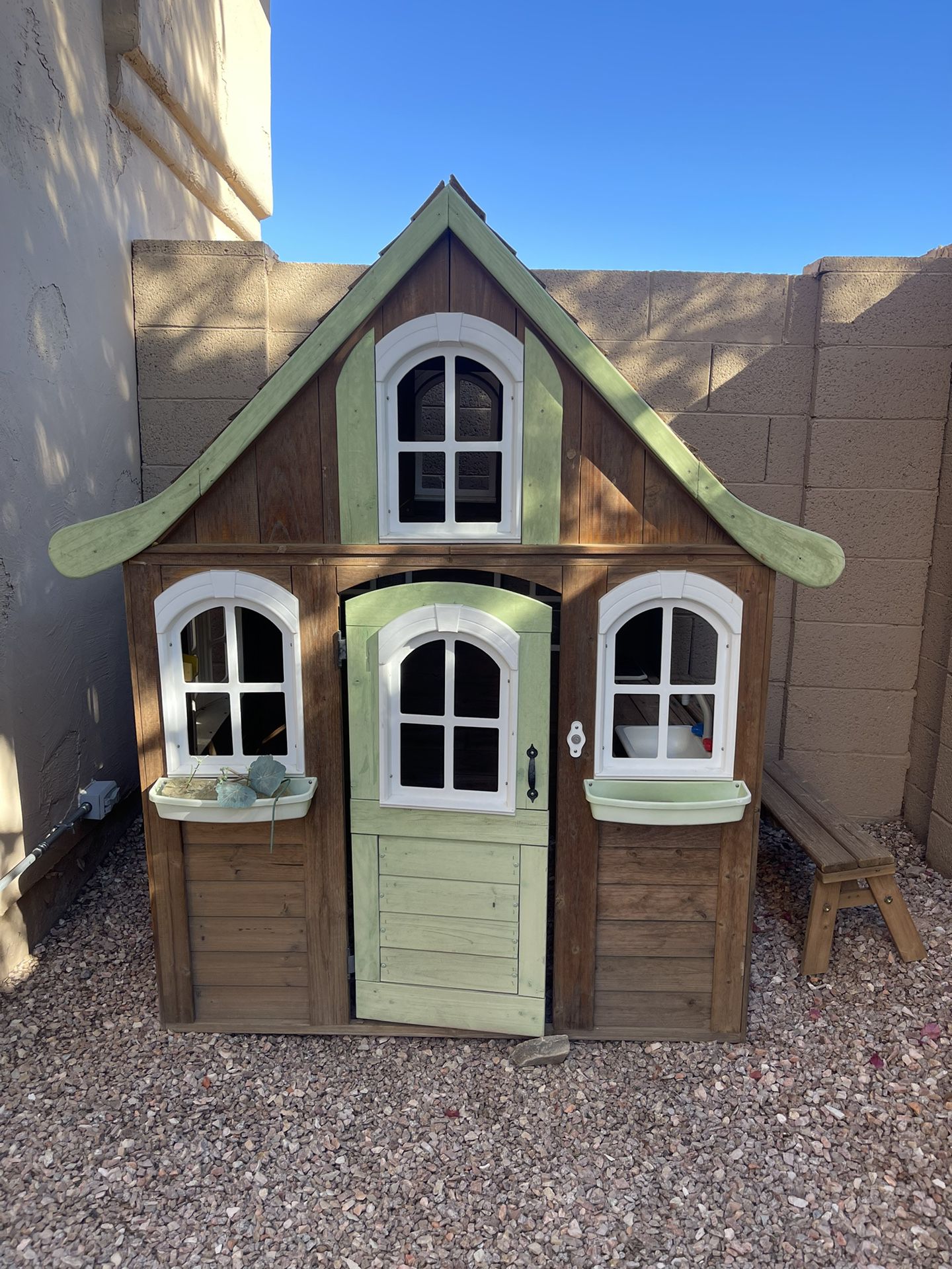 Outdoor Wooden Playhouse from Costco