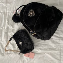 Juicy Couture Mini Shoulder Bag And Backpack Bundle 
