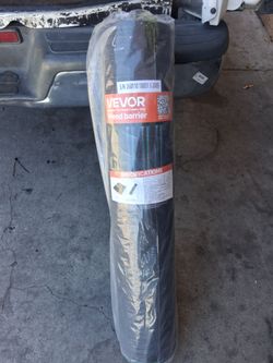 VEVOR Weed Control Fabric 6ft x 300ft - Geo Textile Fabric Heavy Duty - Woven Ground Cover for Commercial Greenhouse, Yard, Garden Barrier Cloth Block