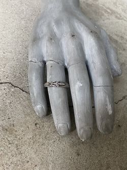 chrome hearts tiny diamond dagger ring size 10