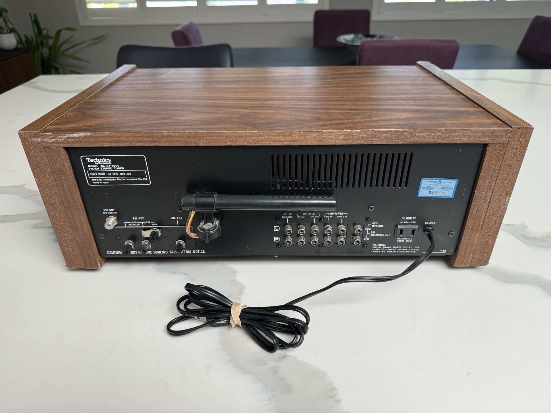 Technics ST-8600 Vintage FM/AM Tuner High Quality Sound