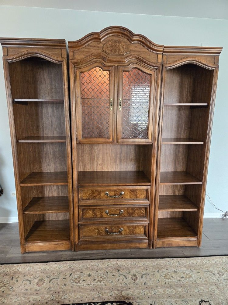 Drexel Heritage Lighted Bookcases