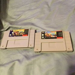Donkey Kong Country 2 And 3 Snes