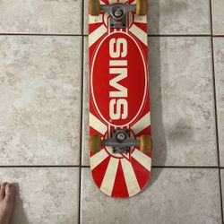 Sims Vintage Skateboard 
