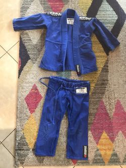 Koral Fight Co Blue Jiujitsu Gear Age 3-5