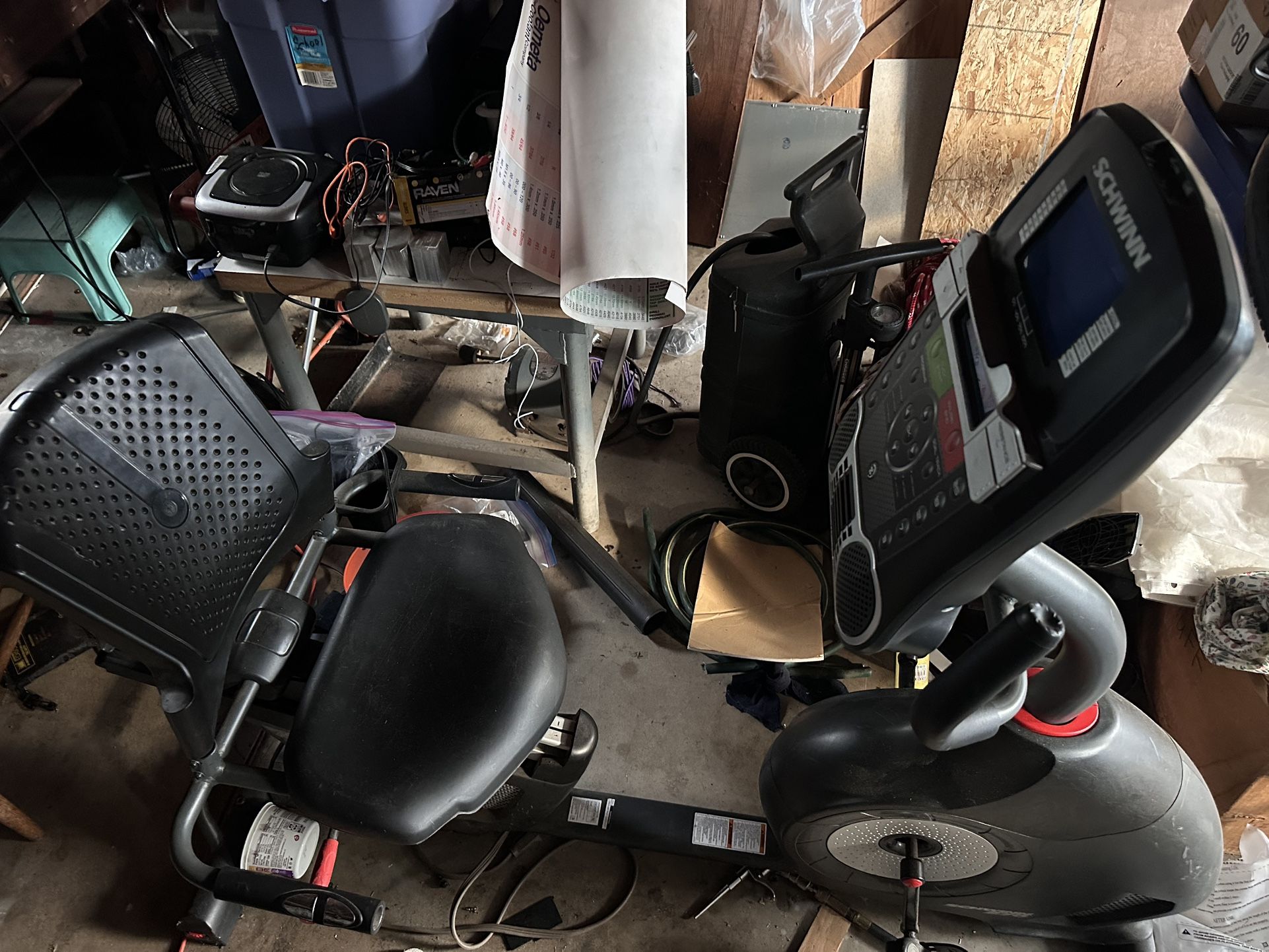 Schwinn recumbent exercise bike