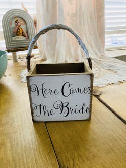 Rustic Flower Girl Basket