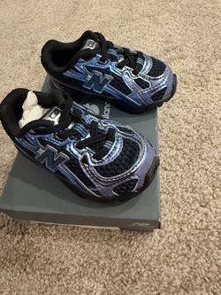 New Balance 740 Bungee Lace Toddler Sneakers – Size 4 – Blue – NEW