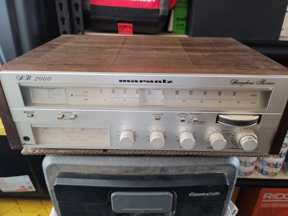 Vintage Marantz Silverface Receiver Model SR2000 $350 Pickup In Oakdale