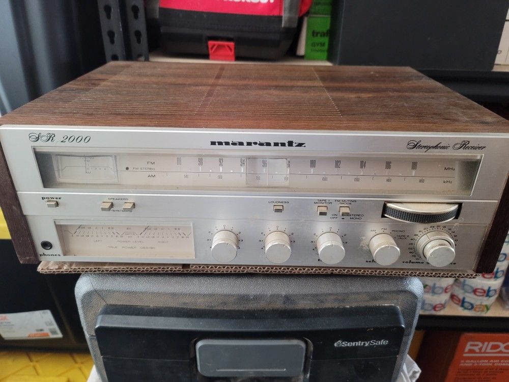 Vintage Marantz Silverface Receiver Model SR2000 $350 Pickup In Oakdale 