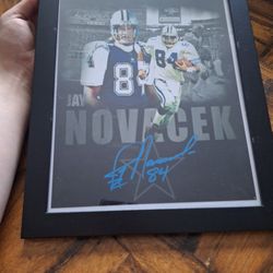 Framed Dallas Cowboys Signed Picture
