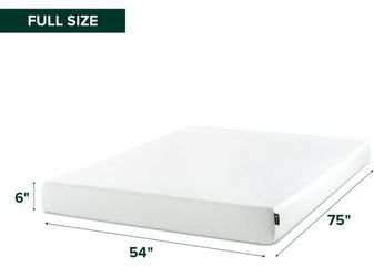 Zinus 6-inch Full Green Tea Memory Foam Mattress