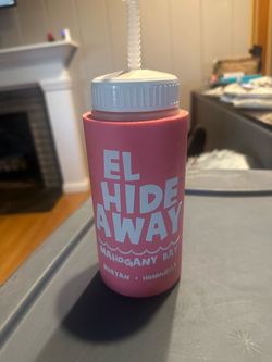 El Hideaway Mahogany Bay Roatan Souvenir Drink Bottle