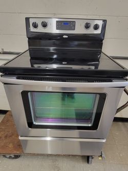 30-inch stainless steel electric  stove