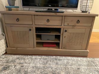 Wood TV stand/dining sideboard