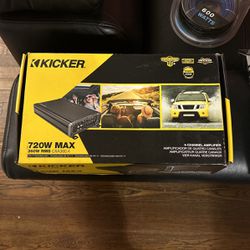 Kicker Amp And Wiring Kit