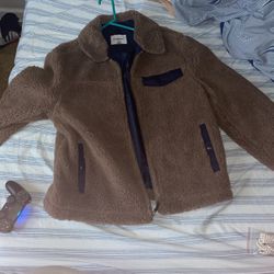 Men’s Xl Sherpa Jacket Brand New Never Worn