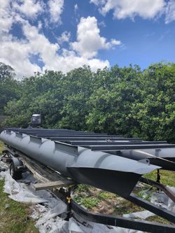 Pontoon Boat Frame And Trailer