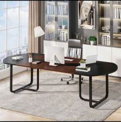 70.86" Oval Executive Desk
Modern Computer Meeting Tablefor Home Office