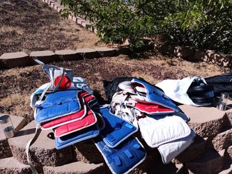 Huge Lot  Of Martial Arts Kick Boxing Body Pads Protective Gear Tai Kwon Do Jeer Kun