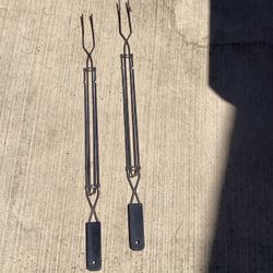2 Camping Marshmallow Hot Dog Forks