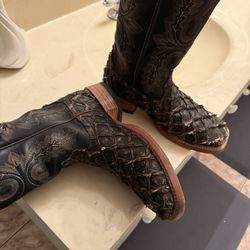 Fish Cowboy Boots 