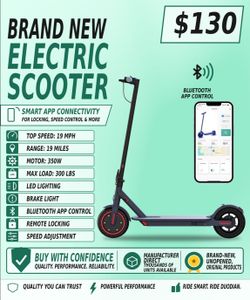 New electric scooter