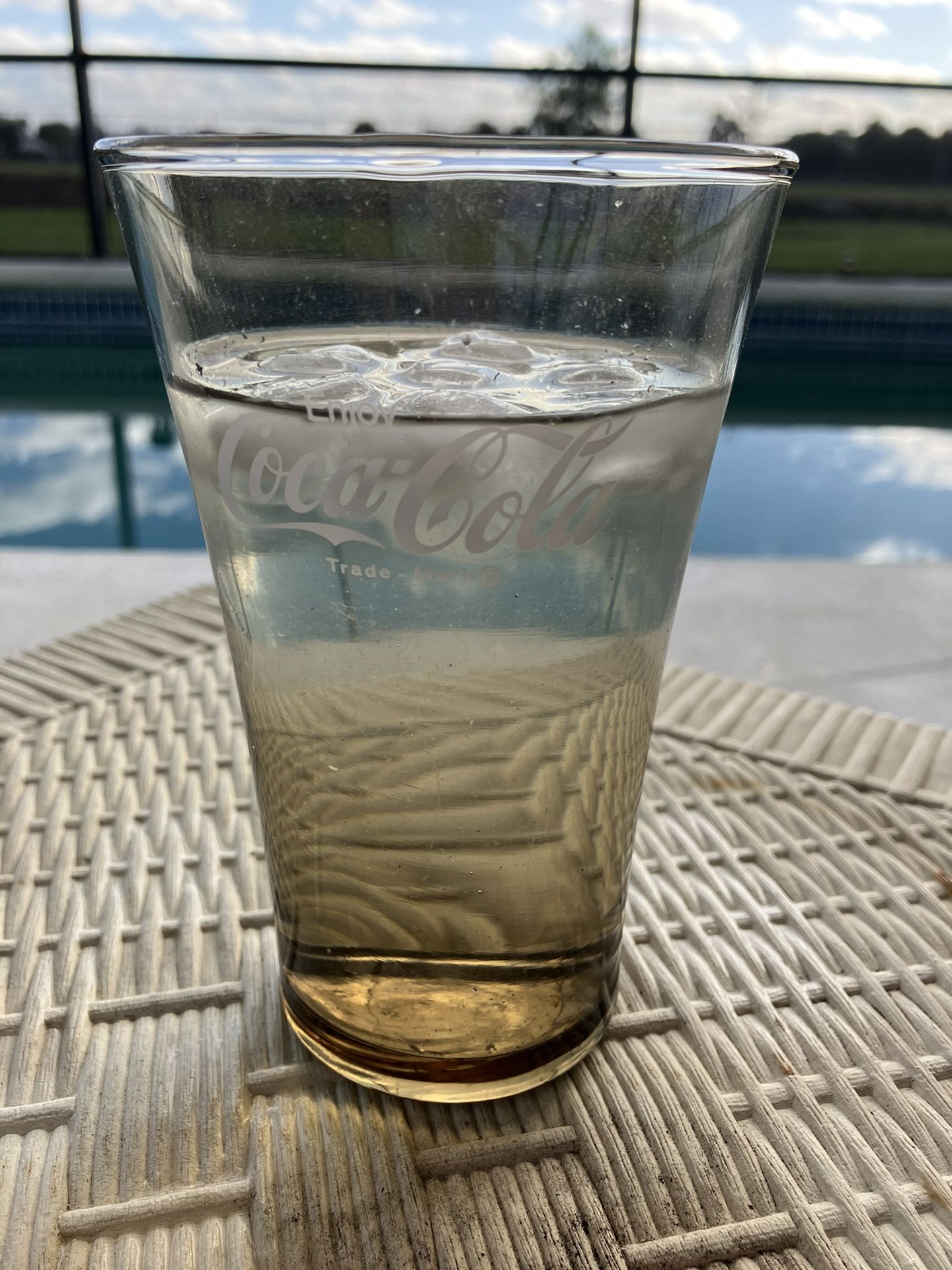 Vintage Coca Cola Glass