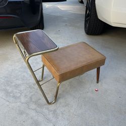 Mid Century Modern Telephone Seat