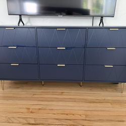 Navy Blue Dresser For Bedroom