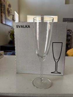 IKEA SVALKA Champagne Flute Glass