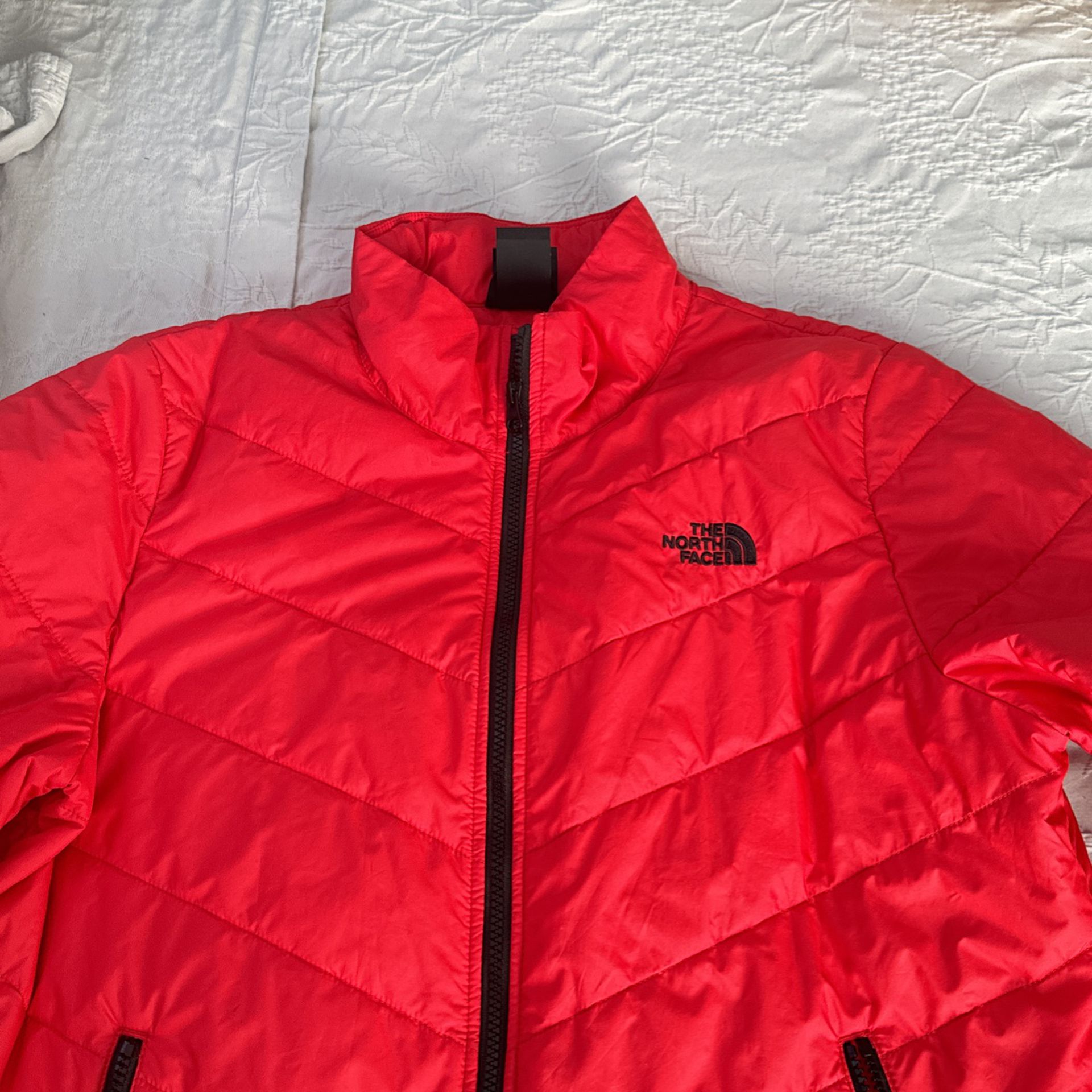 North face red jacket 