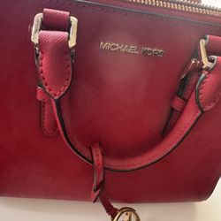Michael Khors Red Purse 