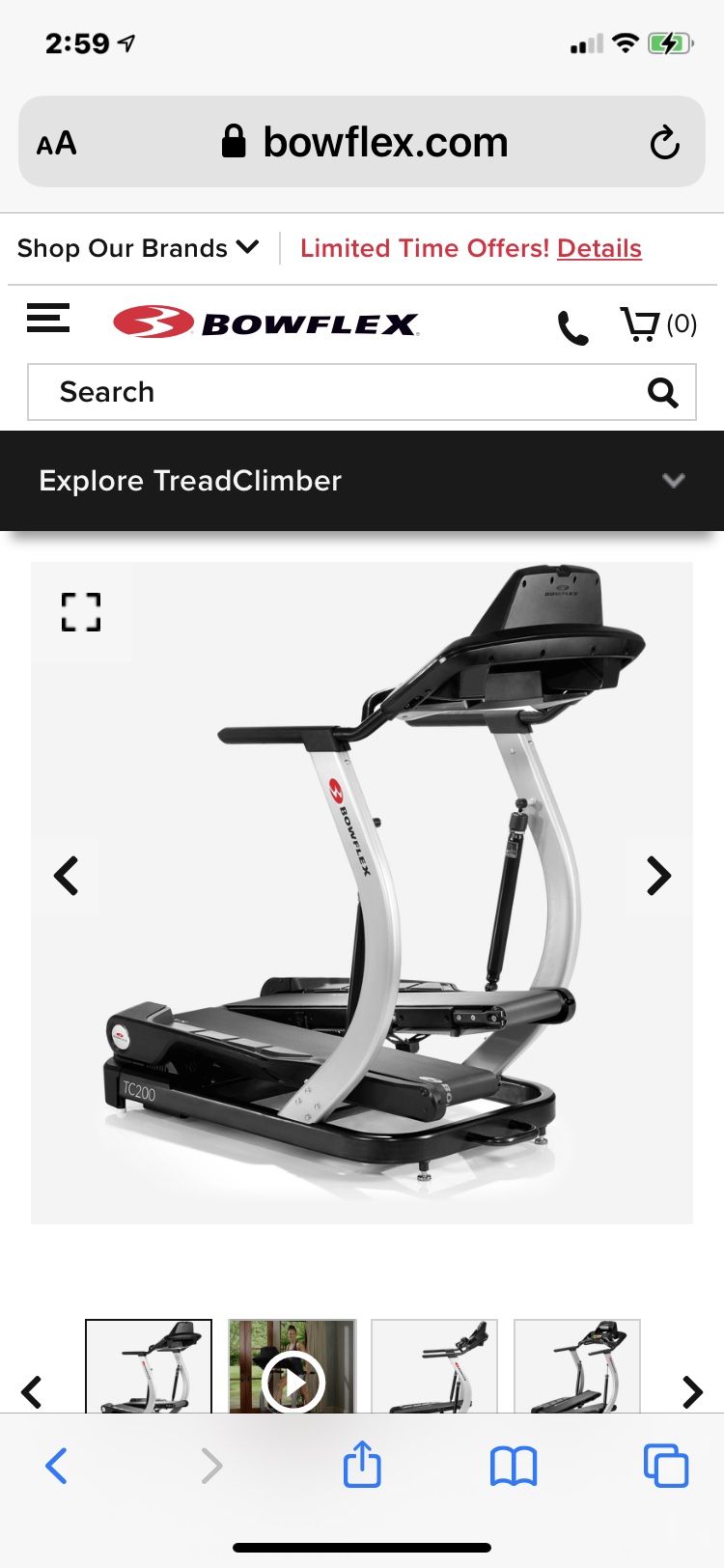 Bowflex Treadclimber TC200