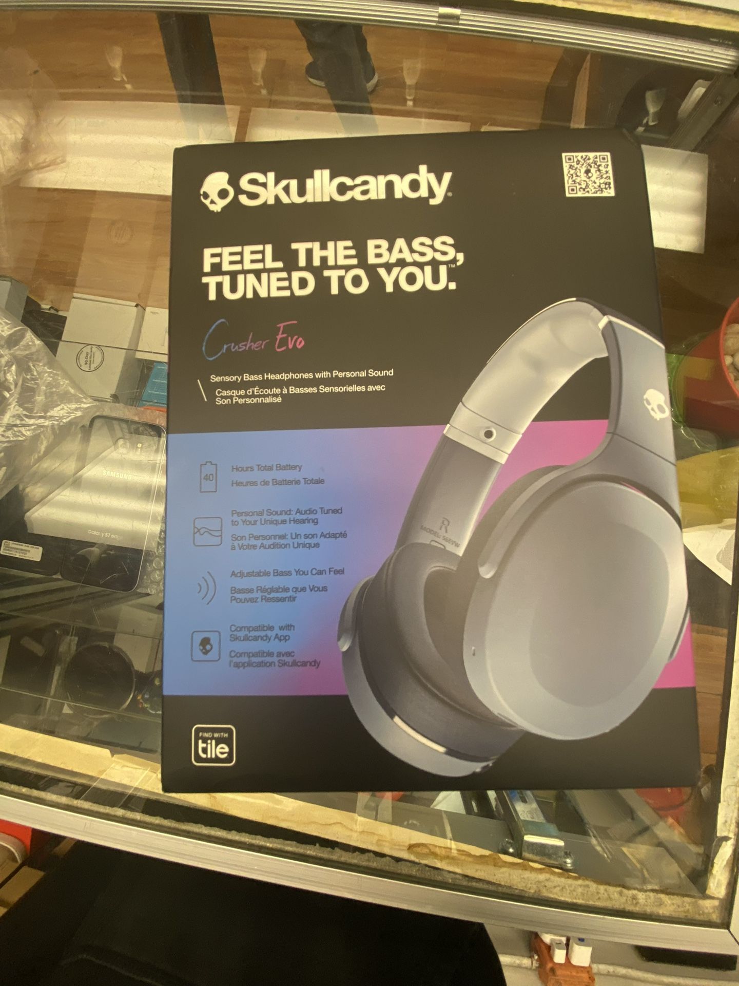 Skull Candy Headphone Crusher Eve Black New