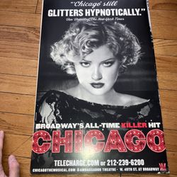 Chicago Rare Musical 18x22 Poster 