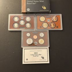Coins – 2011S Brilliant Uncirculated Proof Set in Original Packaging – Total 14 Coins $33