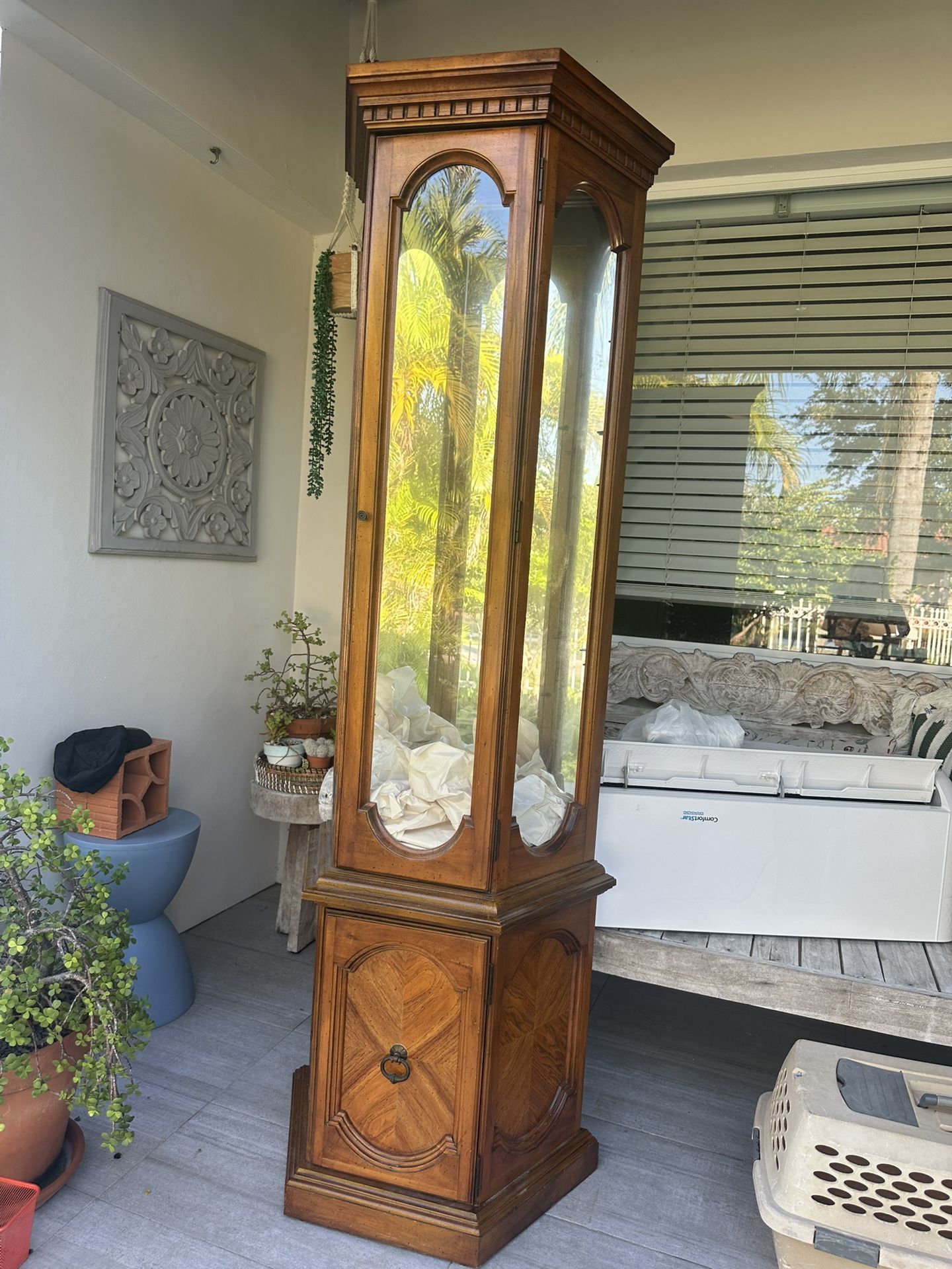 Free Cabinet. With Glass Shelves