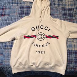 White Gucci Hoodie (Large)