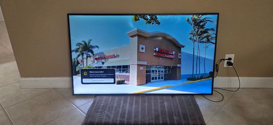 Samsung TV, 55", original remote