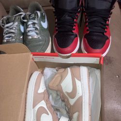 3 Pairs Of Nikes 