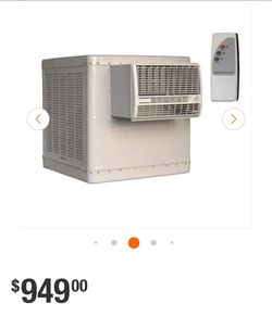 4700 CFM 2-Speed Window Evaporative Cooler for 1600 sq. ft. (with Motor and Remote Control)