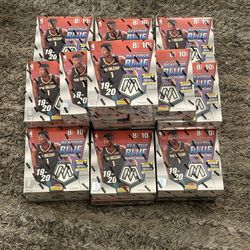 2019-2020 Basketball Cards Panini Reactive Blue Mosaic Prizms Boxes Lot of 24