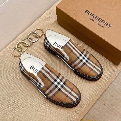 Burberry mens slip ons clearance