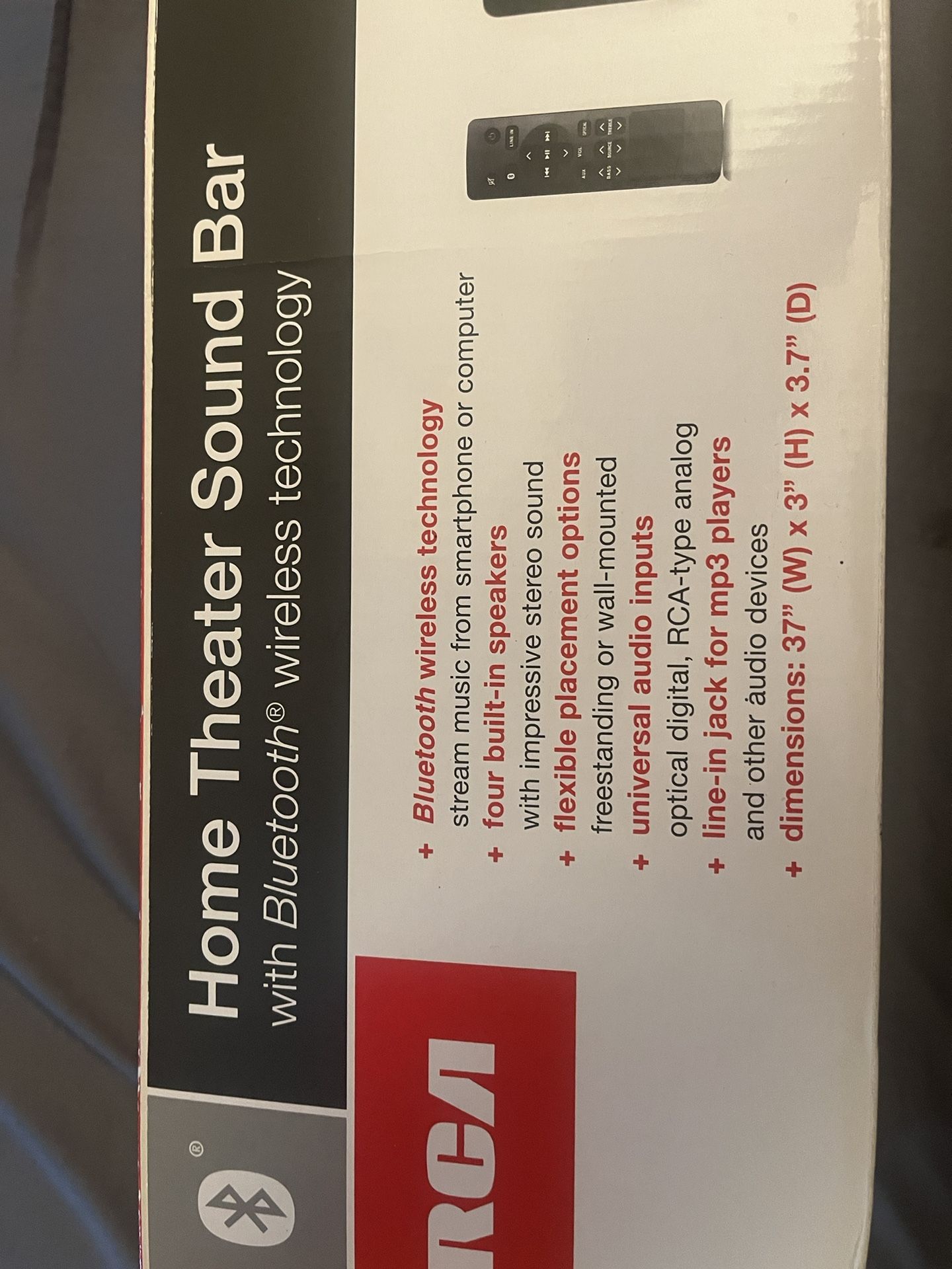 RCA HOME THEATER SOUND BAR