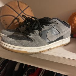 Vintage Grey Black Gum Nike Sb Dunks