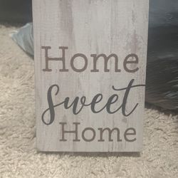 Block Sign Decor