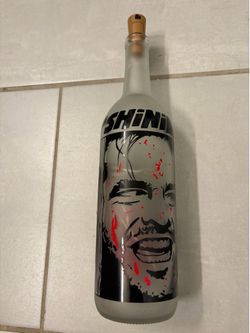 Stephen King Art Decor Bottle Red Light | The Shining Pennywise | Bookshelf Art